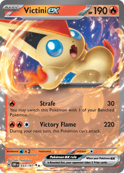 Victini ex #33 — Pokemon Obsidian Flames
