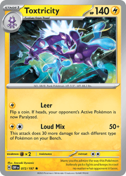 Toxtricity #72 — Pokemon Obsidian Flames