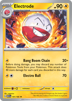 Electrode #101 — Pokemon Scarlet & Violet 151