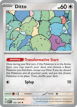 Ditto #132 — Pokemon Scarlet & Violet 151