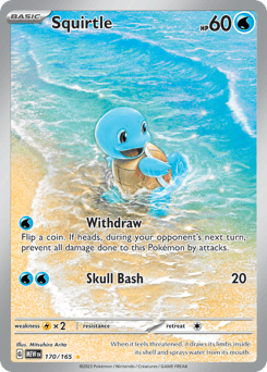 Squirtle #170 — Pokemon Scarlet & Violet 151