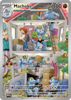 Machoke #177 — Pokemon Scarlet & Violet 151