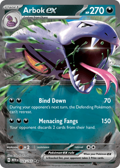 Arbok ex #24 — Pokemon Scarlet & Violet 151