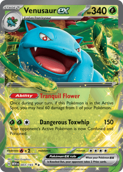 Venusaur ex #3 — Pokemon Scarlet & Violet 151