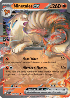 Ninetales ex #38 — Pokemon Scarlet & Violet 151