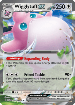 Wigglytuff ex #40 — Pokemon Scarlet & Violet 151