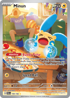 Minun #194 — Pokemon Paradox Rift