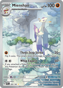 Mienshao #200 — Pokemon Paradox Rift