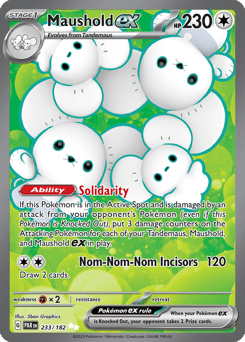 Maushold ex #233 — Pokemon Paradox Rift