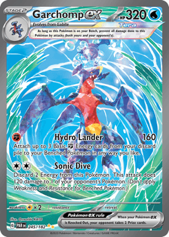 Garchomp ex #245 — Pokemon Paradox Rift
