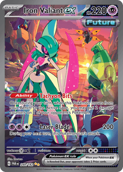 Iron Valiant ex #249 — Pokemon Paradox Rift