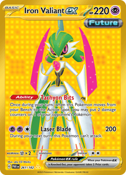 Iron Valiant ex #261 — Pokemon Paradox Rift