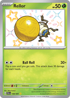 Rellor #108 — Pokemon Paldean Fates