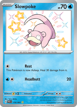 Slowpoke #116 — Pokemon Paldean Fates