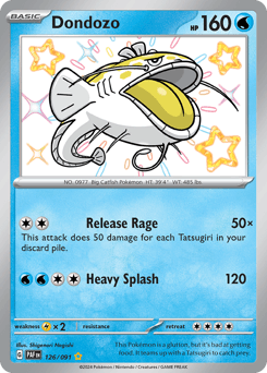 Dondozo #126 — Pokemon Paldean Fates