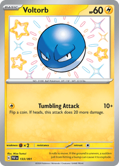 Voltorb #133 — Pokemon Paldean Fates