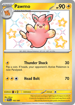 Pawmo #143 — Pokemon Paldean Fates