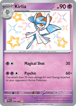 Kirlia #154 — Pokemon Paldean Fates