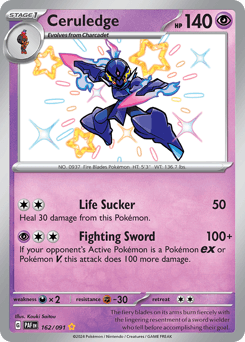 Ceruledge #162 — Pokemon Paldean Fates