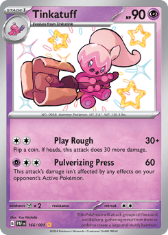 Tinkatuff #166 — Pokemon Paldean Fates