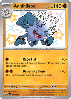 Annihilape #171 — Pokemon Paldean Fates