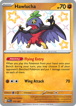 Hawlucha #175 — Pokemon Paldean Fates