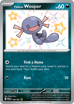 Paldean Wooper #180 — Pokemon Paldean Fates