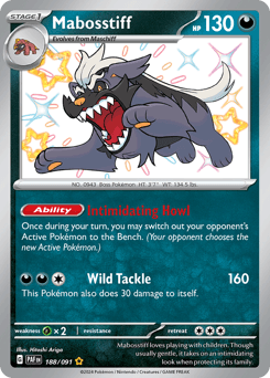 Mabosstiff #188 — Pokemon Paldean Fates