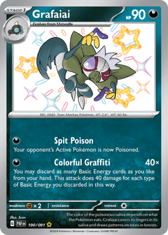 Grafaiai #190 — Pokemon Paldean Fates