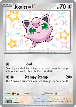 Jigglypuff #198 — Pokemon Paldean Fates