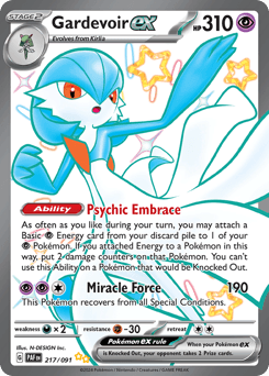 Gardevoir ex #217 — Pokemon Paldean Fates