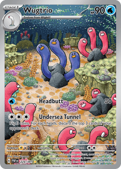 Wugtrio #224 — Pokemon Paldean Fates