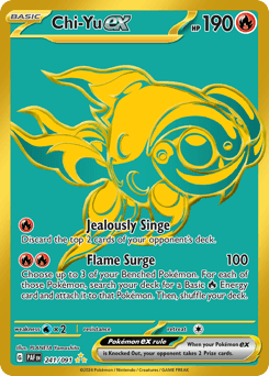 Chi-Yu ex #241 — Pokemon Paldean Fates