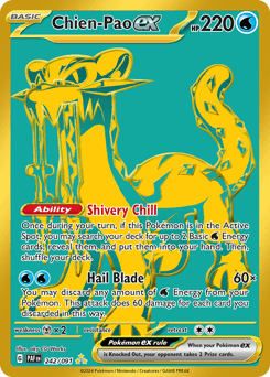 Chien-Pao ex #242 — Pokemon Paldean Fates