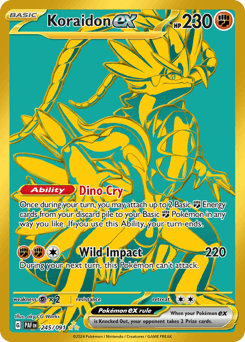 Koraidon ex #245 — Pokemon Paldean Fates