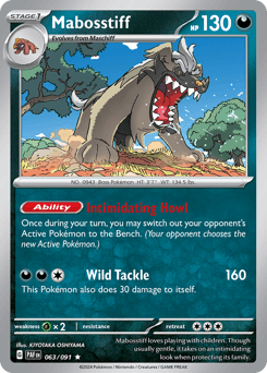 Mabosstiff #63 — Pokemon Paldean Fates