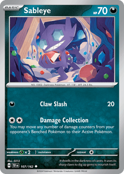 Sableye #107 — Pokemon Temporal Forces