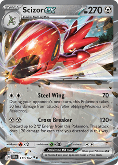 Scizor ex #111 — Pokemon Temporal Forces