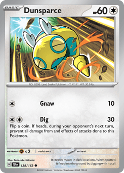 Dunsparce #128 — Pokemon Temporal Forces