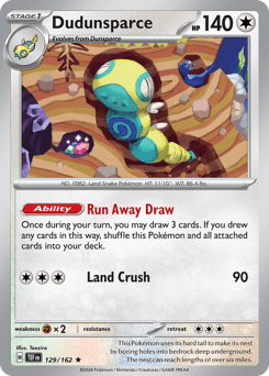 Dudunsparce #129 — Pokemon Temporal Forces