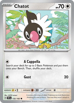 Chatot #132 — Pokemon Temporal Forces