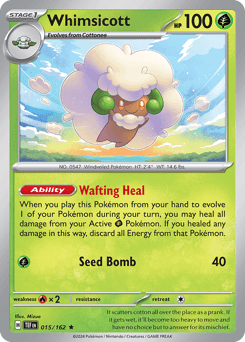Whimsicott #15 — Pokemon Temporal Forces