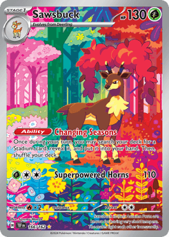 Sawsbuck #166 — Pokemon Temporal Forces