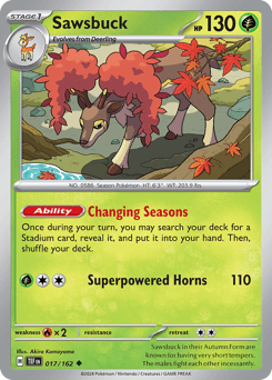 Sawsbuck #17 — Pokemon Temporal Forces