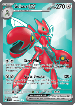Scizor ex #195 — Pokemon Temporal Forces