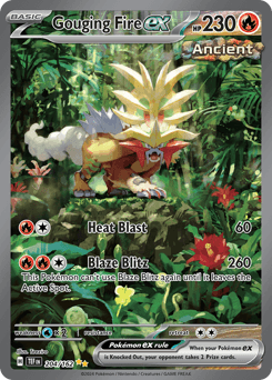 Gouging Fire ex #204 — Pokemon Temporal Forces
