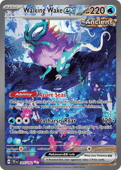 Walking Wake ex #205 — Pokemon Temporal Forces