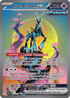 Iron Crown ex #206 — Pokemon Temporal Forces