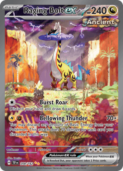 Raging Bolt ex #208 — Pokemon Temporal Forces