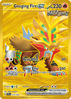 Gouging Fire ex #214 — Pokemon Temporal Forces